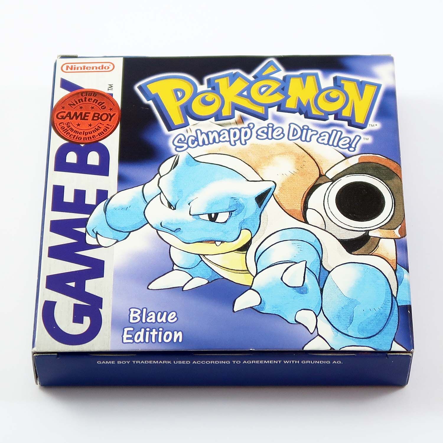 Pokémon Blaue Edition (mit OVP) Game Boy • Amazingtoys.ch