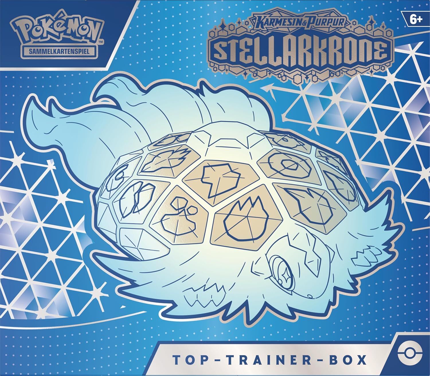 Pokémon TCG: Karmesin & Purpur - Stellarkrone Top-Trainer-Box - DE