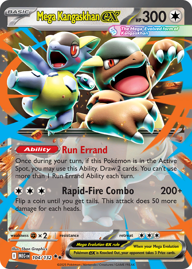 Mega Kangaskhan ex - 104/132 - EN