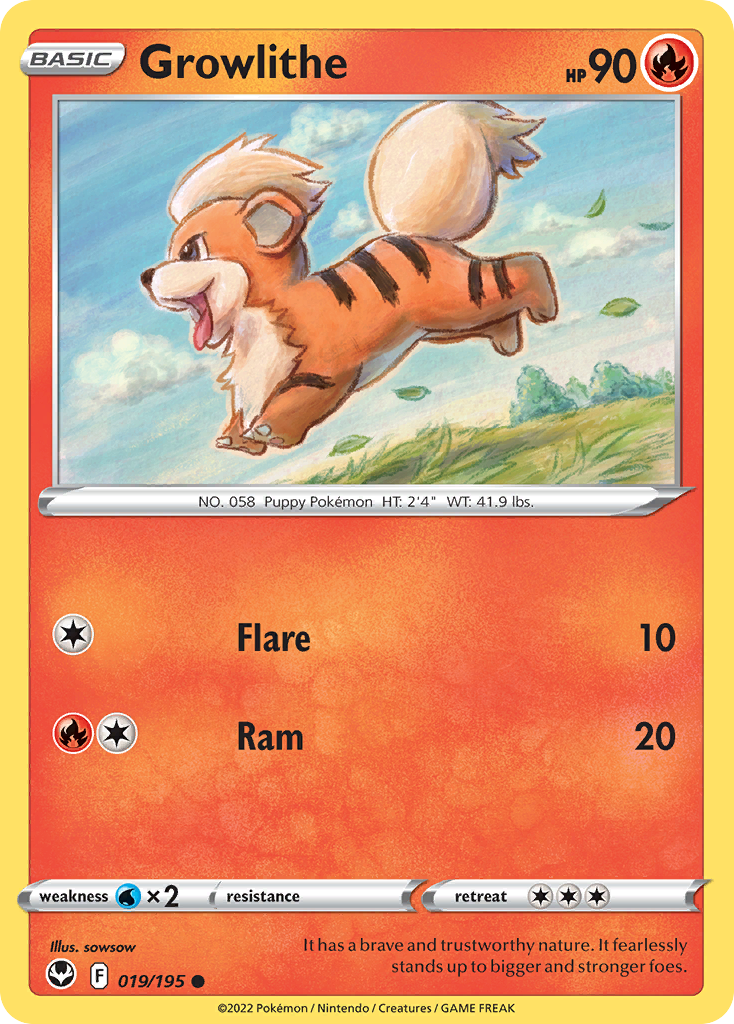 Growlithe - 019/195 - EN Growlithe - 019/195 - EN