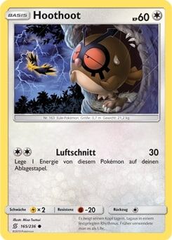 Hoothoot 165/236 - Pokémon TCG