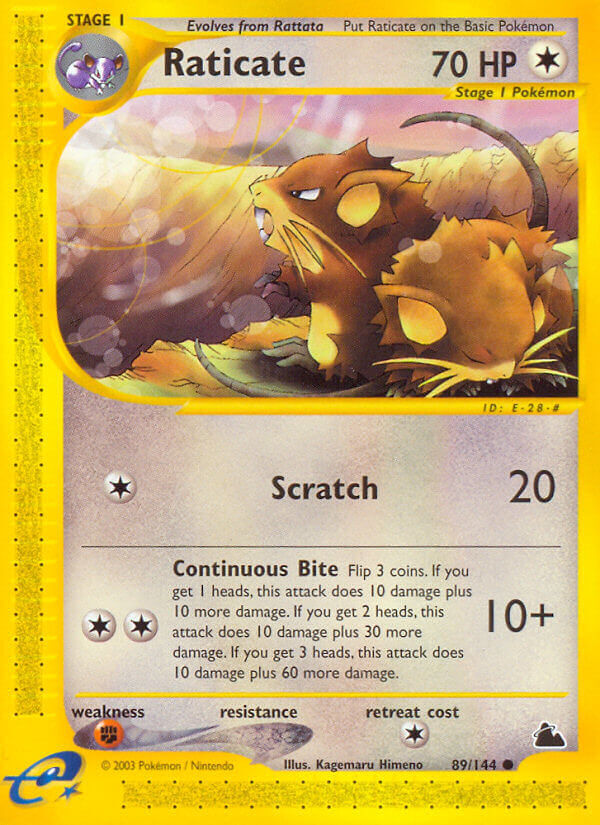 Raticate - 89/144 - EN