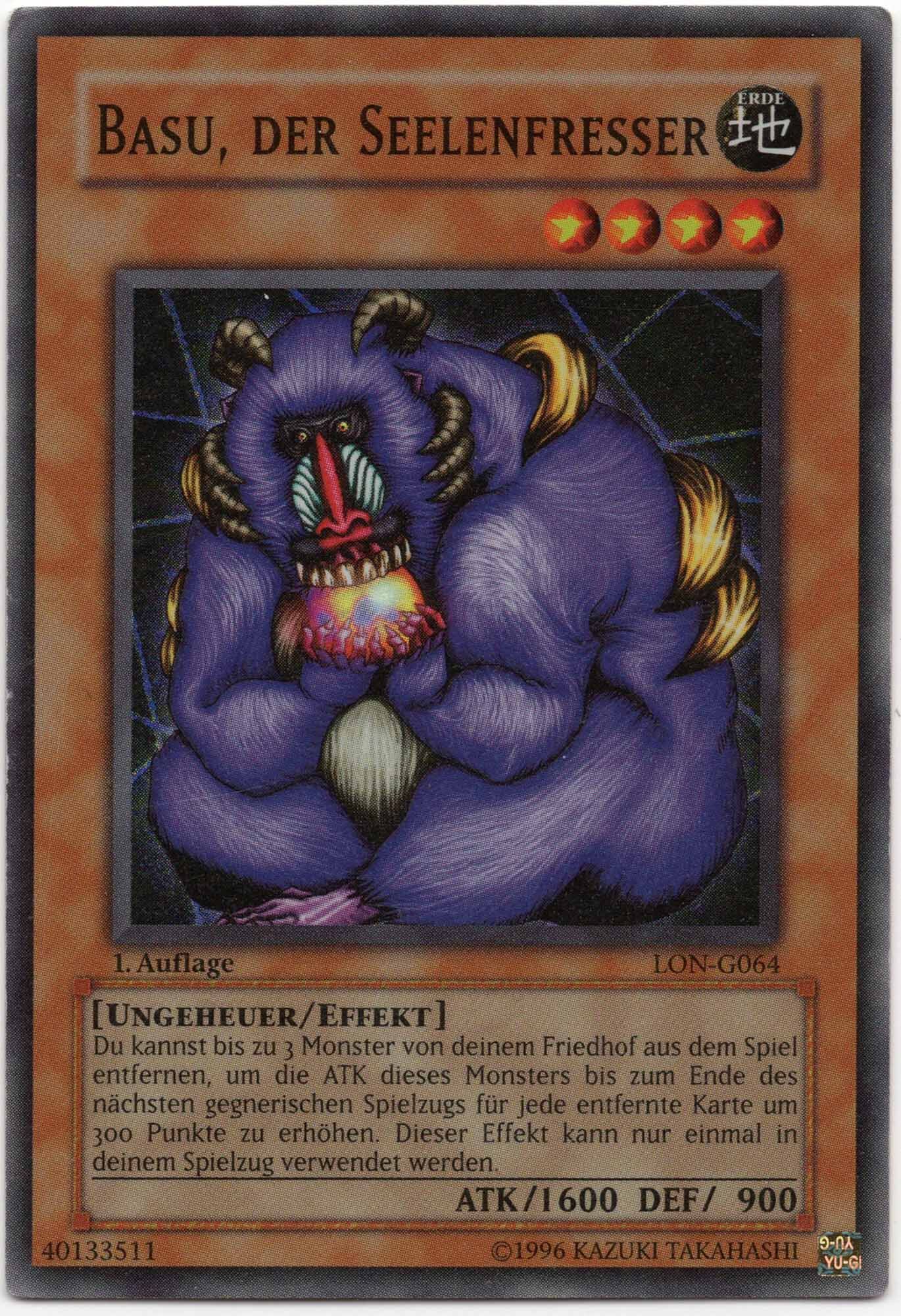 basu-der-seelenfresser-lon-g064-super-rare-1-auflage-moderately-played Basu, Der Seelenfresser - LON-G064 - Super Rare - 1. Auflage (Moderately Played)