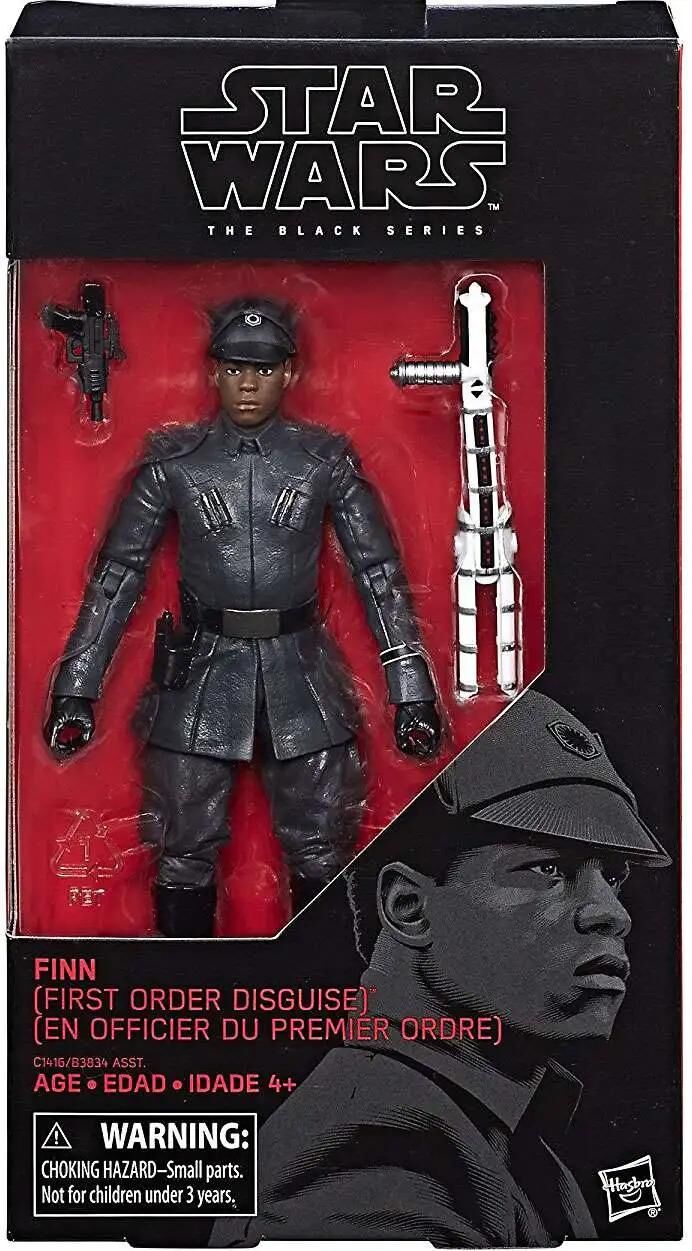 Star Wars The Last Jedi Black Series Wave 24 Finn Action Figure [First Order Disguise]