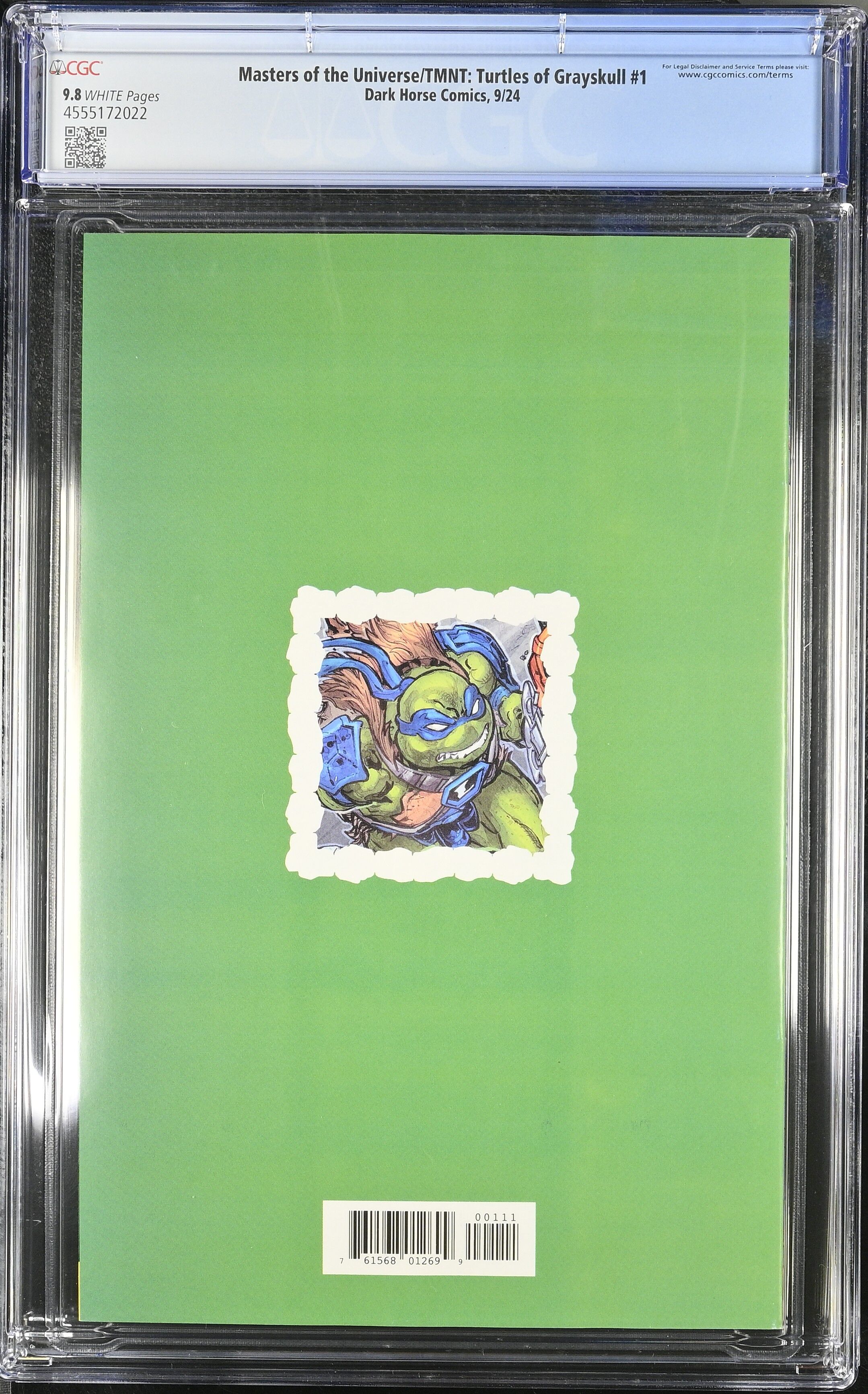 Masters of the Universe/TMNT: Turtles of Grayskull #1 CGC 9.8 Top Pop!