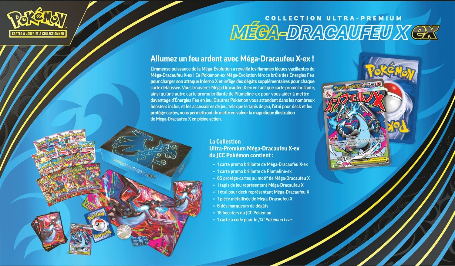 Pokémon Coffret Collection Ultra-Premium - Méga-Dracaufeux ex - FR