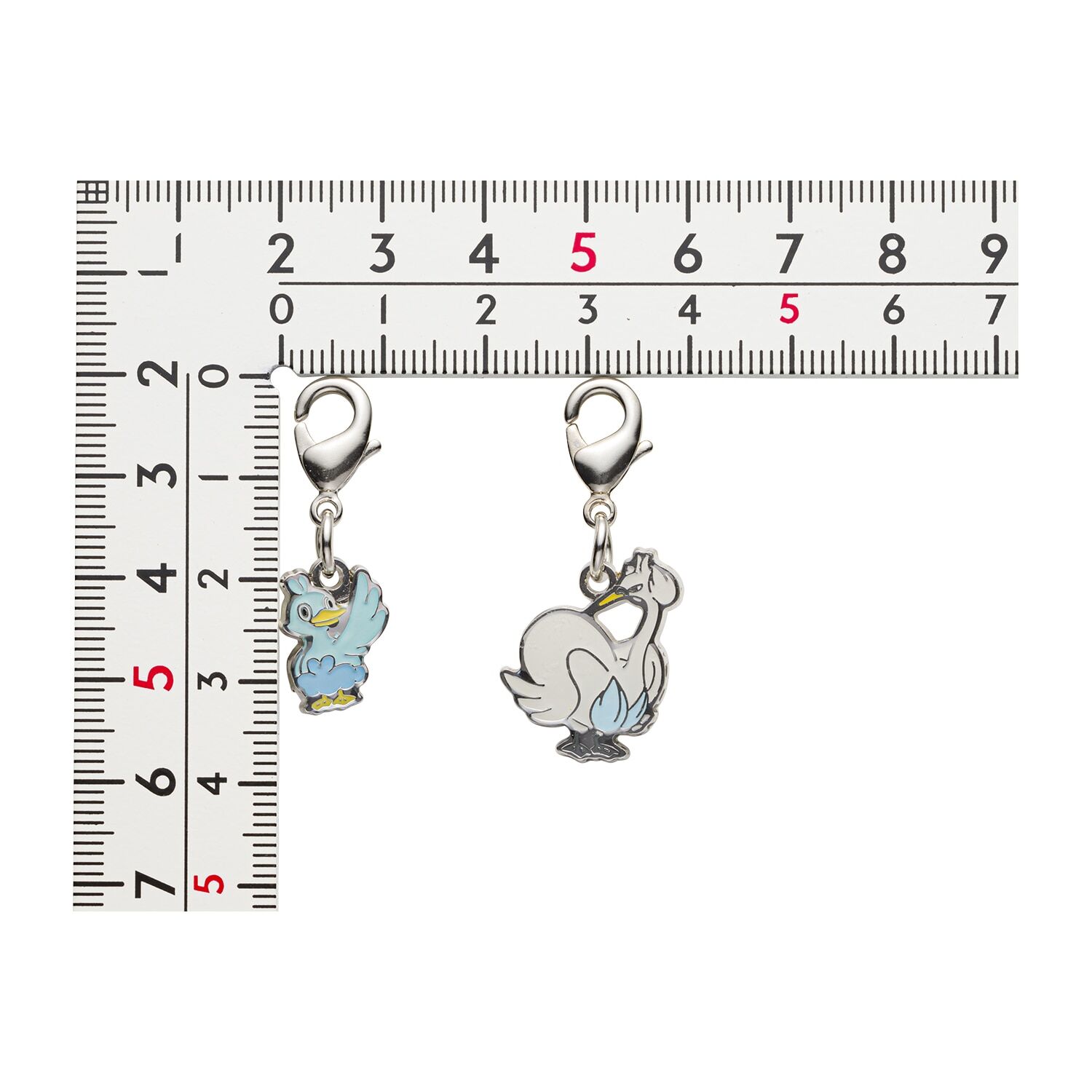 Pokemon Center - Ducklett, Swanna Schlüsselanhänger - 2 Stück