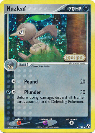 Nuzleaf - 41/92 - Reverse Holo - EN
