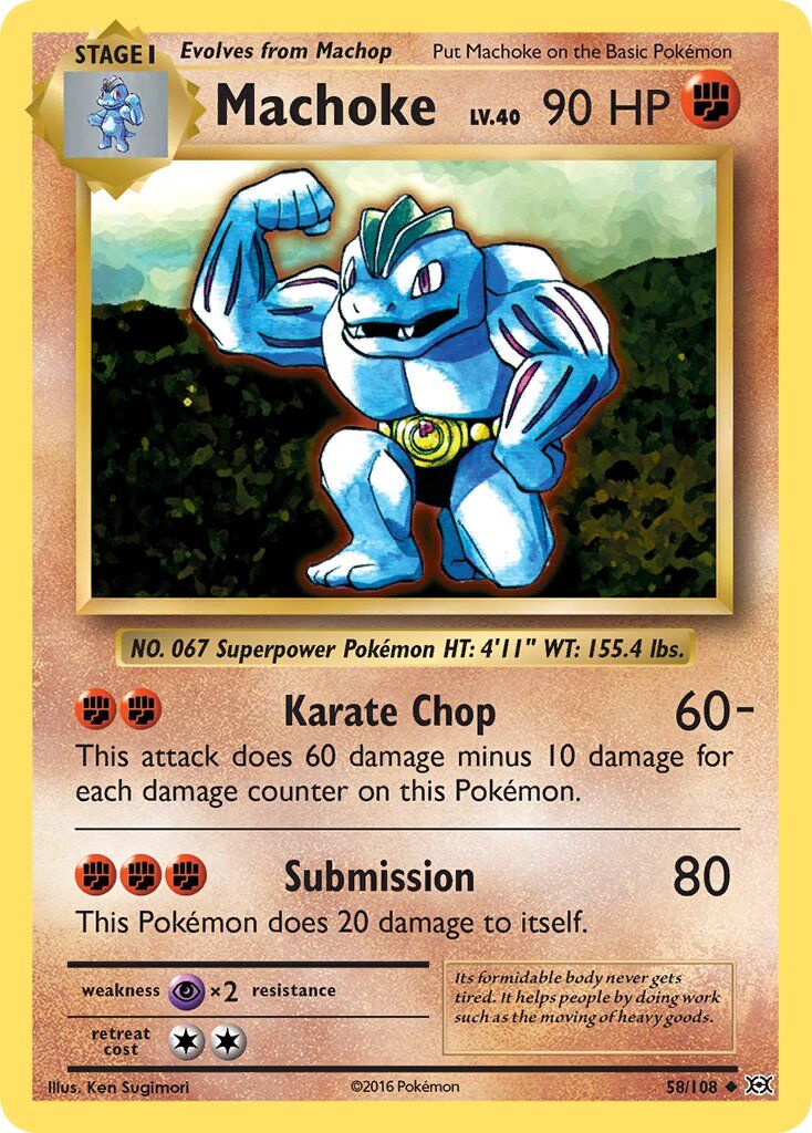 Machoke - 58/108 - EN