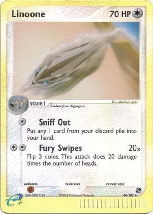 Linoone - 44/100 - Reverse Holo - EN