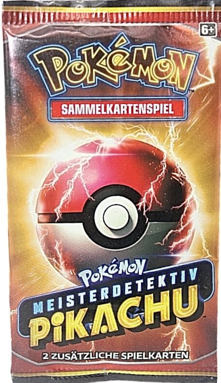 Meisterdetektiv Pikachu SM190 Promo Booster - DE Meisterdetektiv Pikachu SM190 Promo Booster - DE