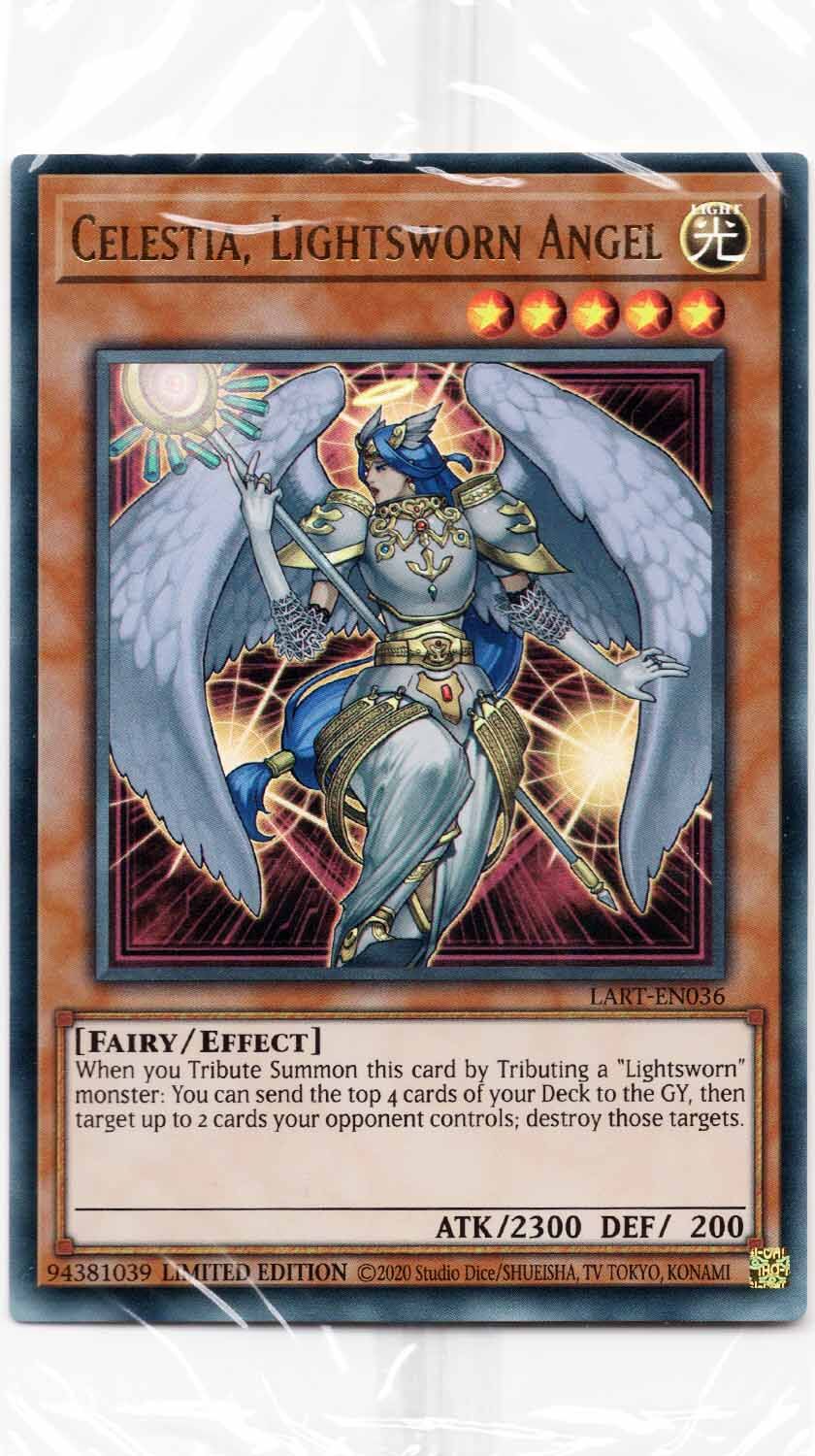 celestia-lightsworn-angel-lart-en036-ultra-rare-sealed-yu-gi-oh-1 Celestia, Lightsworn Angel - LART-EN036 - Ultra Rare - Sealed