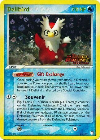 Delibird - 21/109 - Reverse Holo - EN Delibird - 21/109 - Reverse Holo - EN