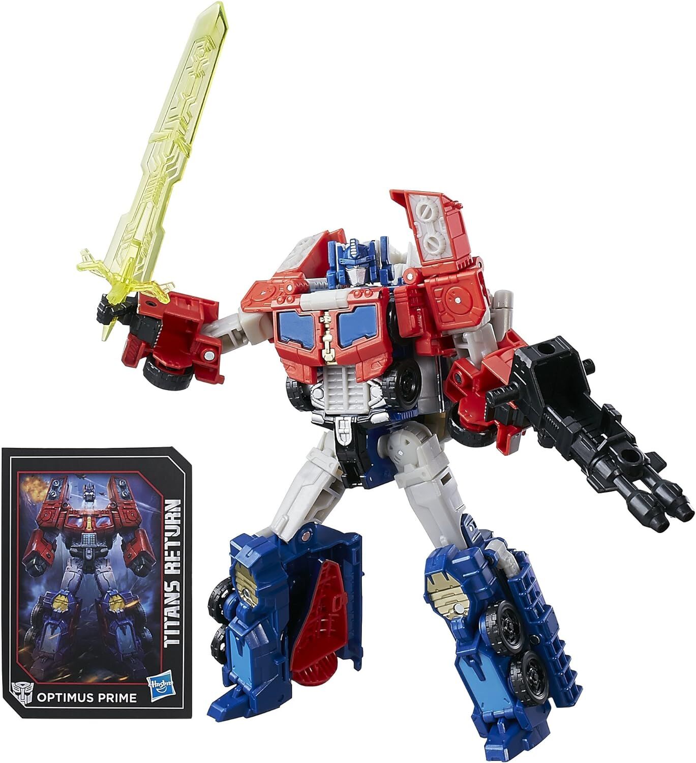 Transformers Generations Titans Return Diac & G2 Optimus Prime Voyager Action Figure