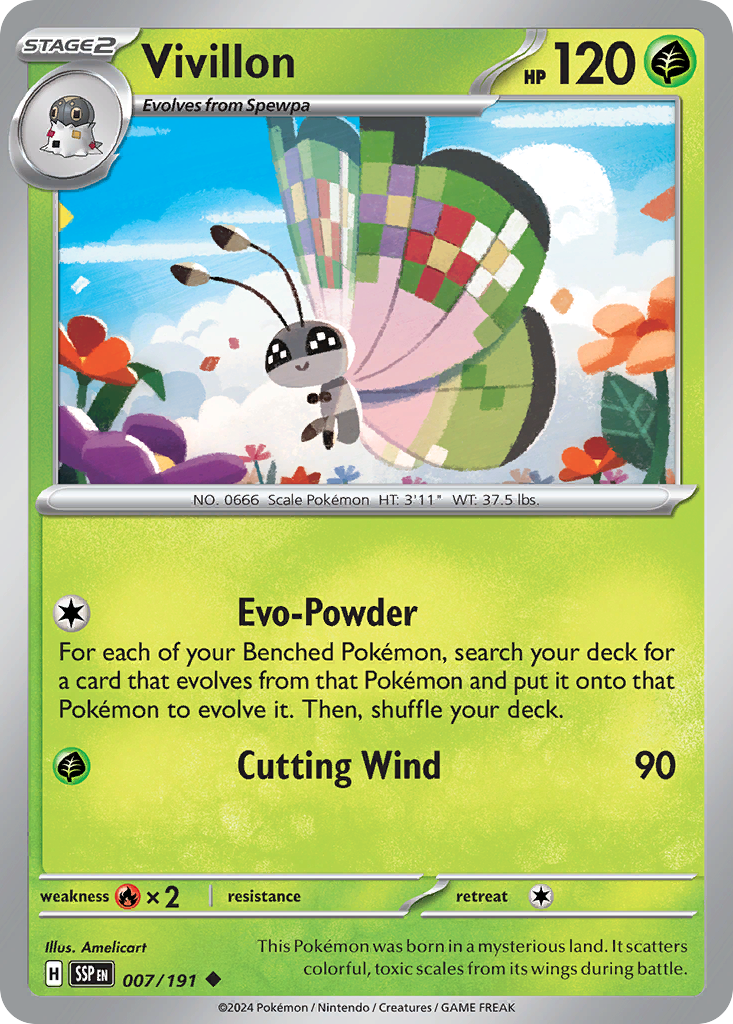 Vivillon - 007/191 - EN