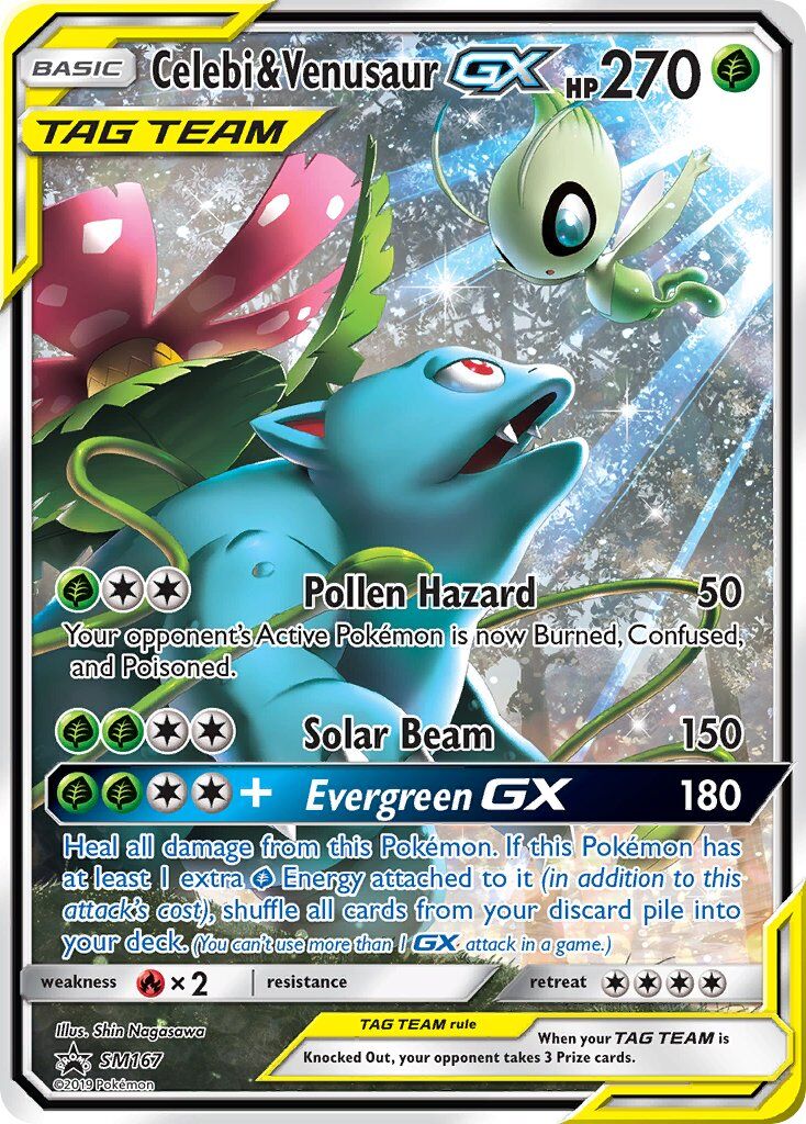 Celebi & Venusaur-GX - SM167/SM167 - EN Celebi & Venusaur-GX - SM167/SM167 - EN
