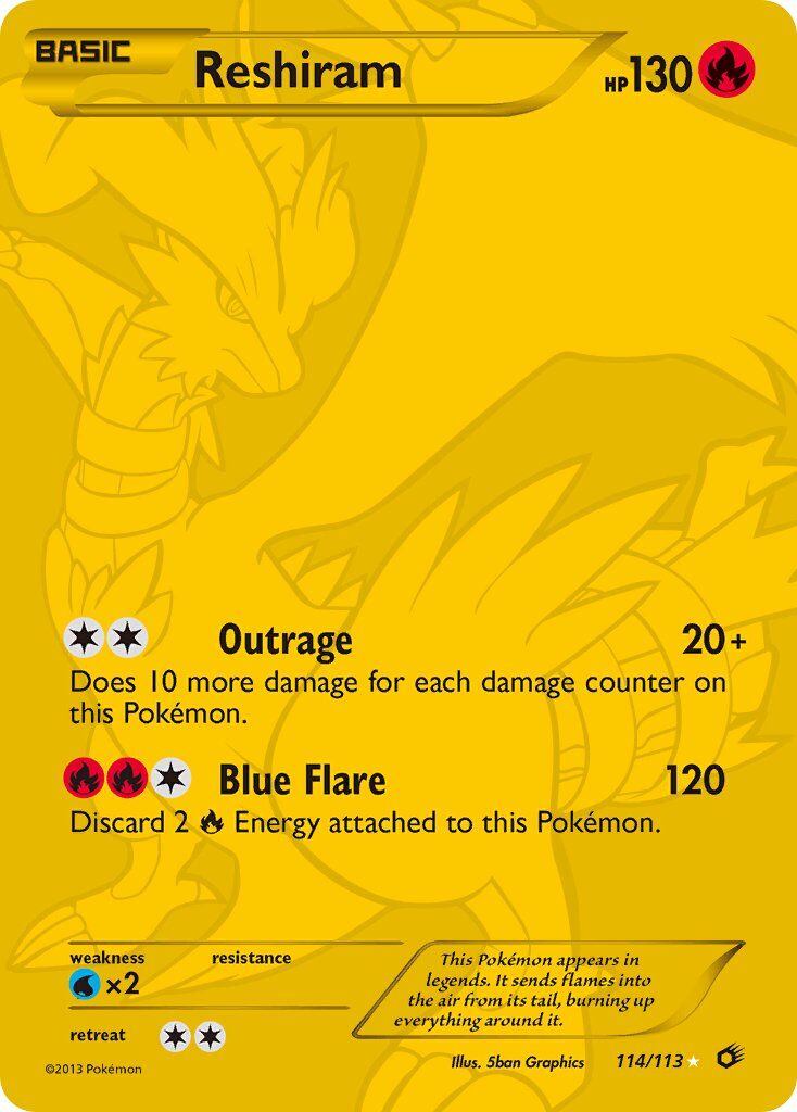 Reshiram - 114/113 - EN Reshiram - 114/113 - EN