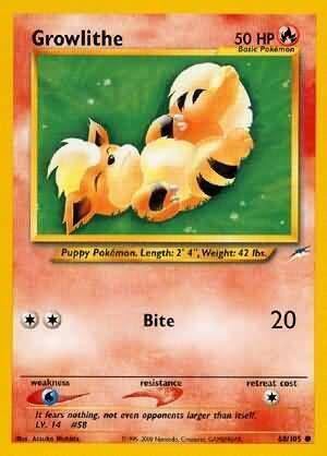 Growlithe - 68/113 - Unlimited - EN Growlithe - 68/113 - Unlimited - EN
