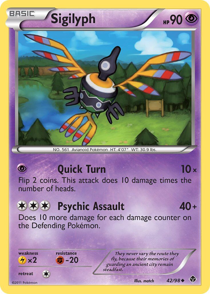 Sigilyph - 42/98 - EN