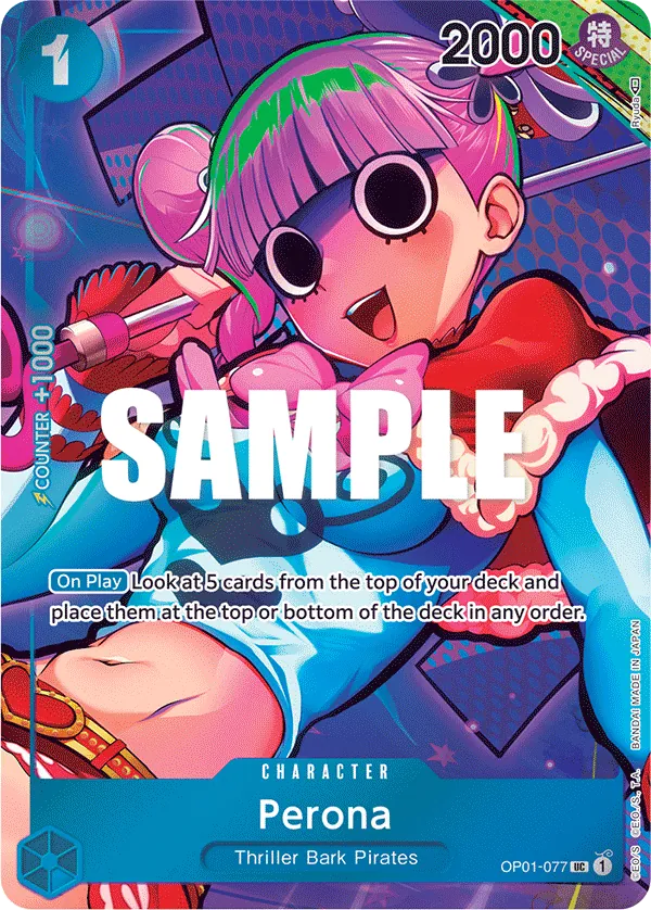 Perona - OP01-077 - Alternate Art - JP