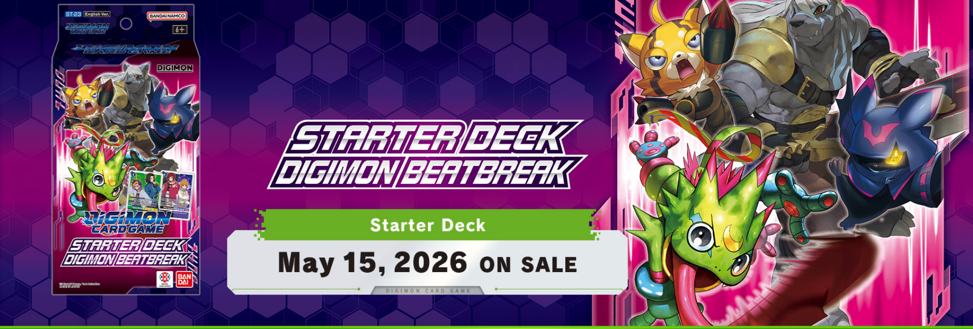 Beatbreak Starter Deck ST23 - Digimon Card Game - EN