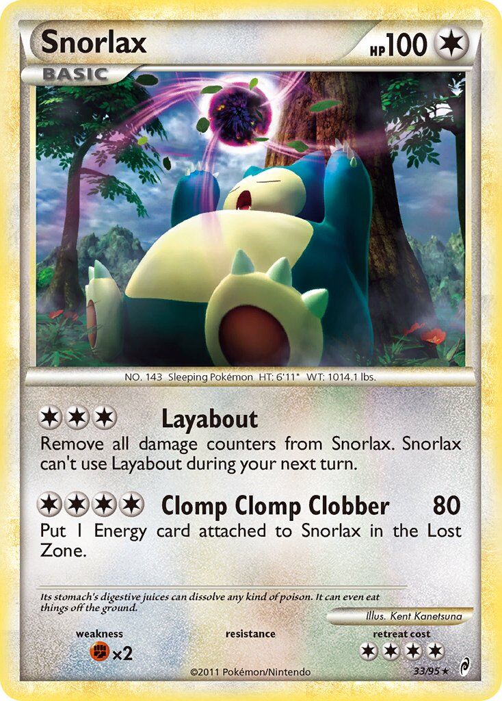 Snorlax - 33/95 - EN Snorlax - 33/95 - EN