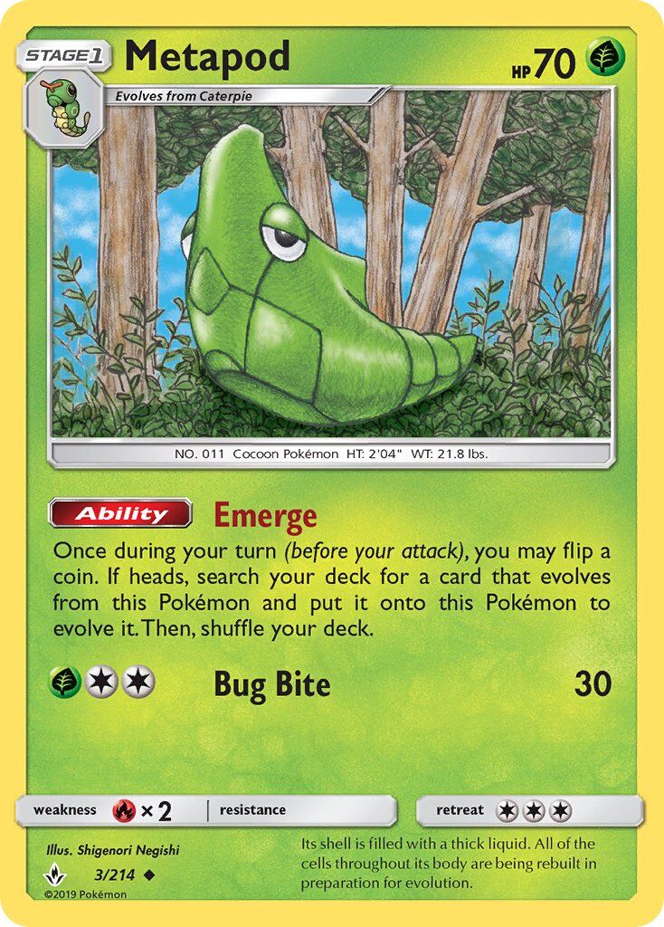 Metapod - 3/214 - EN Metapod - 3/214 - EN