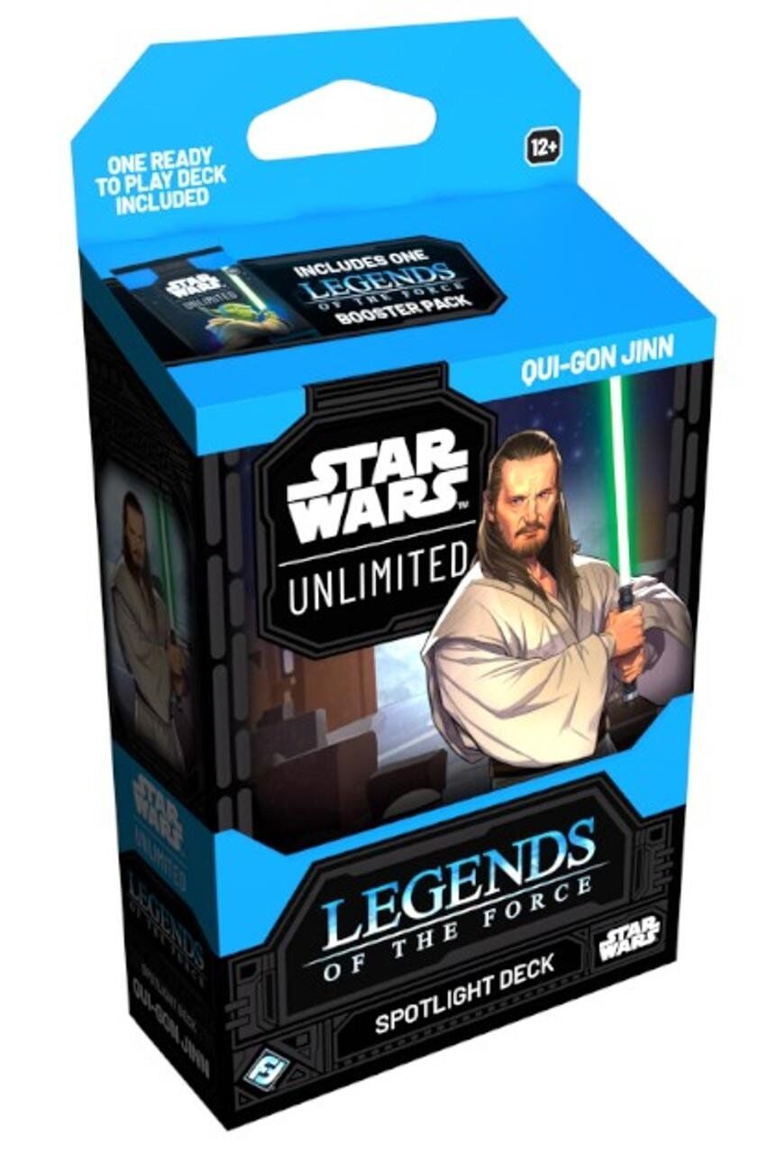 Star Wars: Unlimited - Legends of the Force - QUI-GON JINN Spotlight Deck - FFG - EN Star Wars: Unlimited - Legends of the Force - QUI-GON JINN Spotlight Deck - FFG - EN