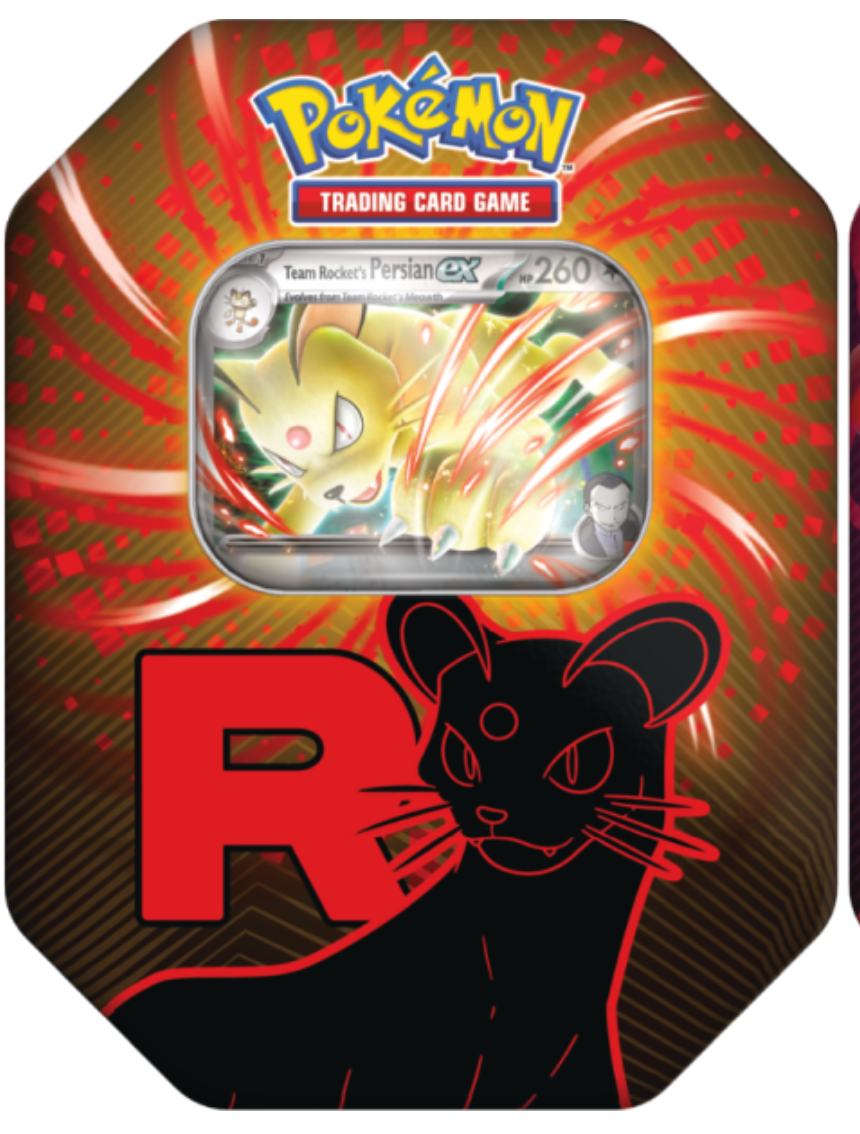 Pokémon TCG: Fall Tin 2025 - Team Rocket's Persian ex - EN Pokémon TCG: Fall Tin 2025 - Team Rocket's Persian ex - EN