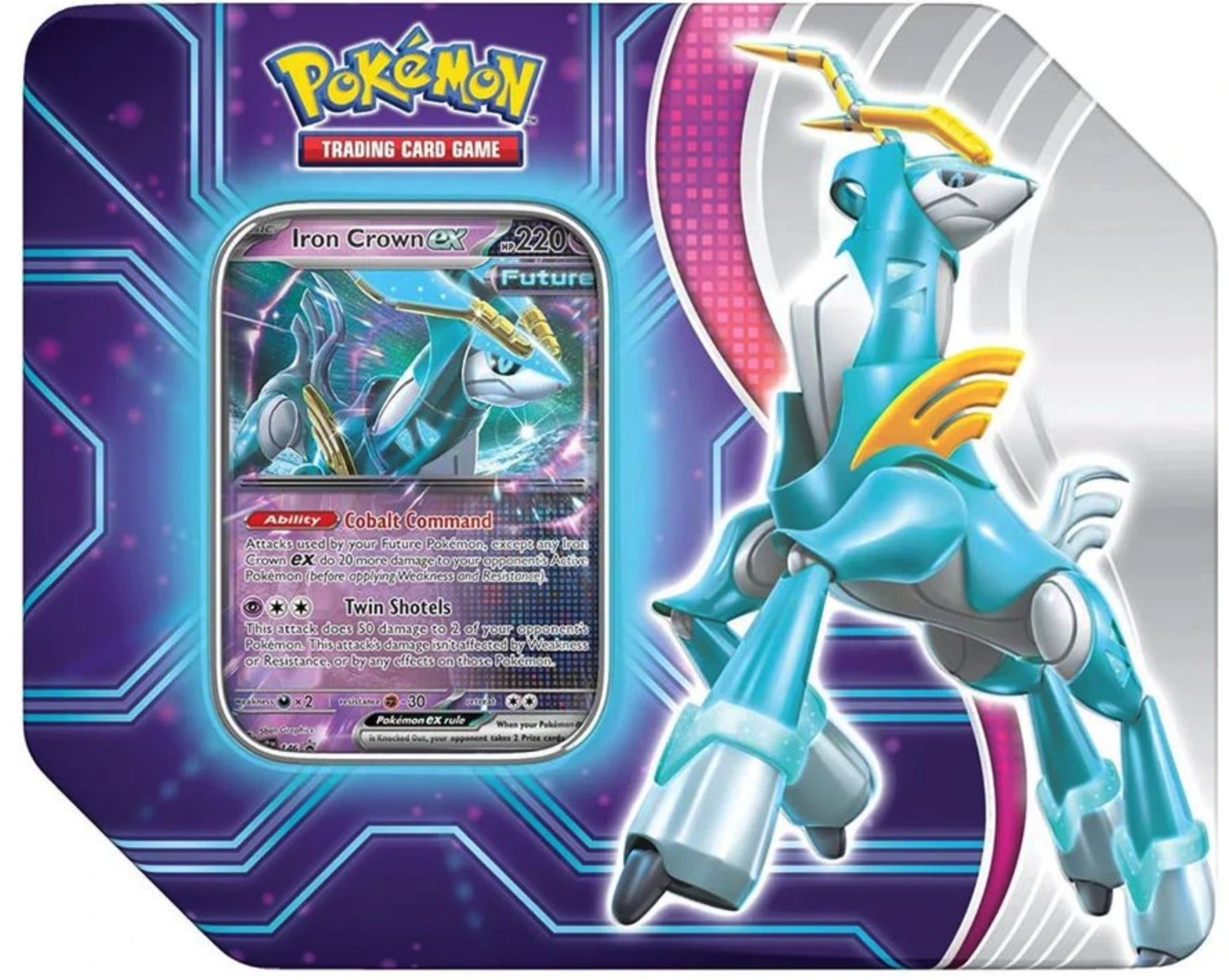 Pokémon TCG: Paradox Destinies - Iron Crown EX Tin - EN