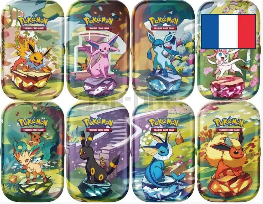 Pokémon JCC: Écarlate & Violet (EV8.5) - Évolutions Prismatiques 1 Mini Tin - Choisis aux hasard - FR