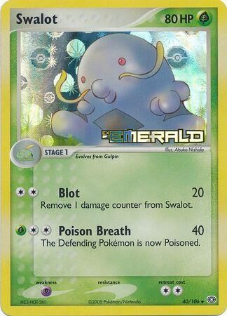 Swalot - 40/106 - Reverse Holo - EN Swalot - 40/106 - Reverse Holo - EN