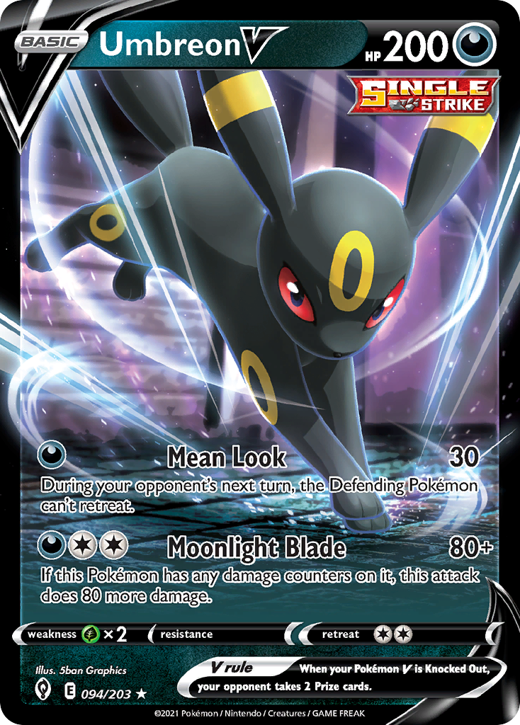 Umbreon V - 094/203 - EN Umbreon V - 094/203 - EN