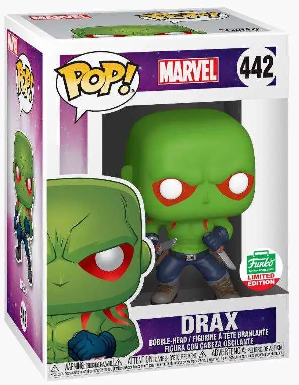 Funko POP! Marvel Drax Exclusive Vinyl Figure #442