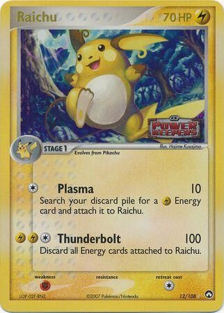 Raichu - 12/108 - Reverse Holo - EN Raichu - 12/108 - Reverse Holo - EN