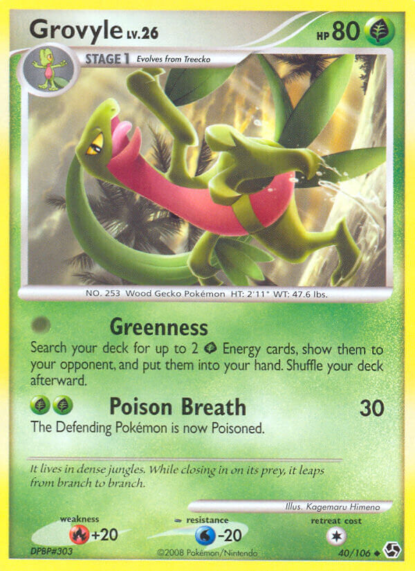 Grovyle - 40/106 - Reverse Holo - EN Grovyle - 40/106 - Reverse Holo - EN