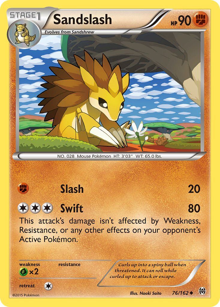 Sandslash - 76/162 - EN