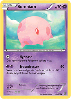Somniam - 48/114 - Reverse Holo - Pokémon TCG - Near Mint - DE