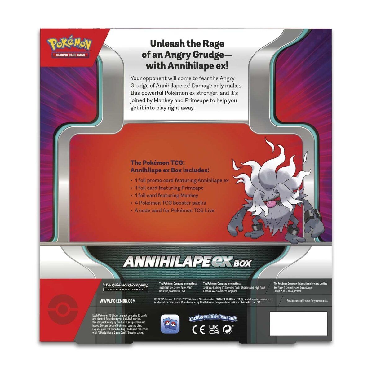 Pokémon TCG: Annihilape ex Box - EN