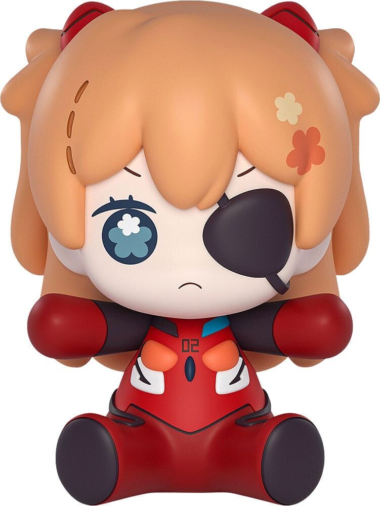 Rebuild of Evangelion Huggy Good Smile Chibi Figur - Asuka Shikinami Langley - Eye Patch 7 cm