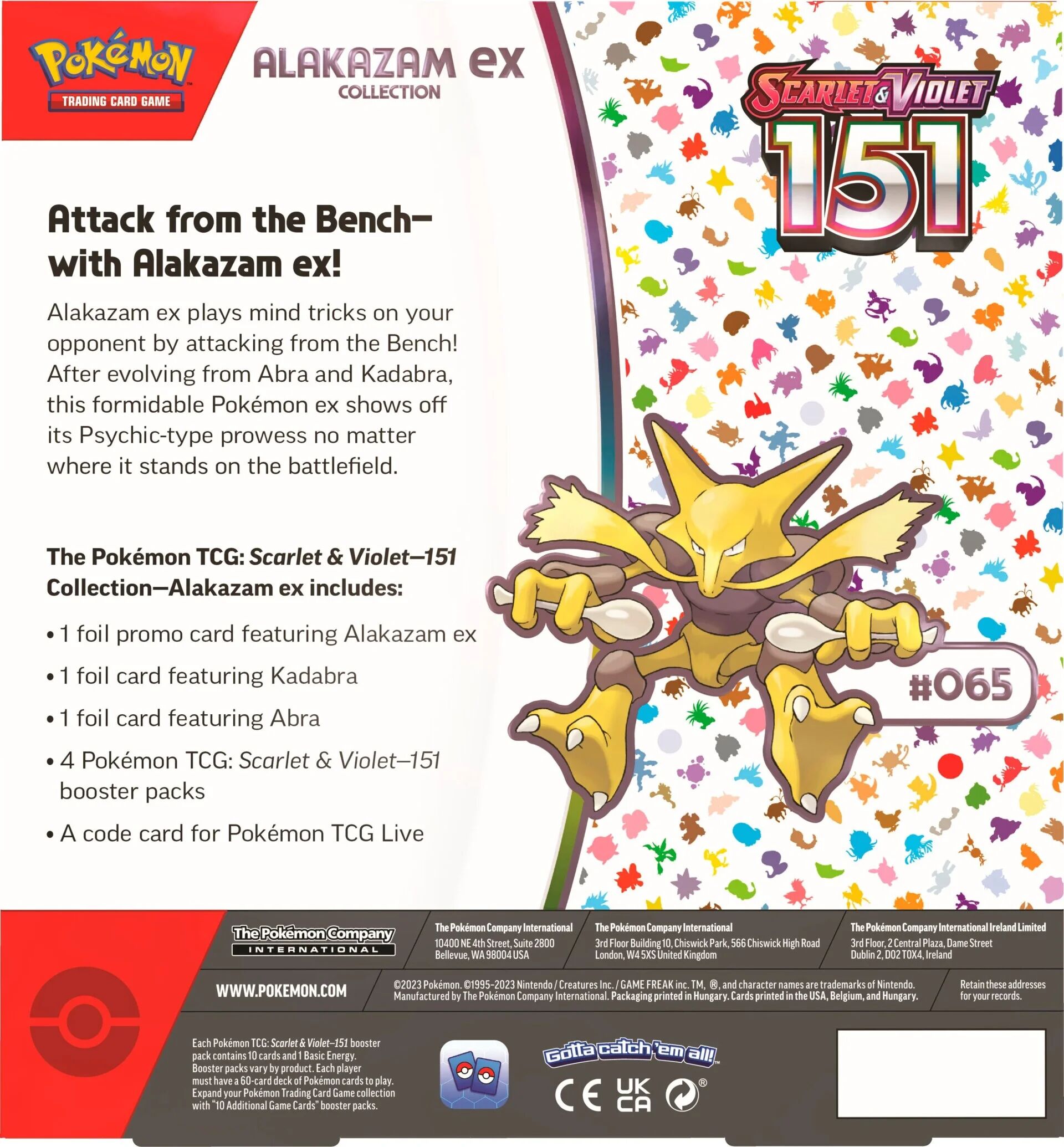 Pokémon TCG: Scarlet & Violet—151 Alakazam ex - EN