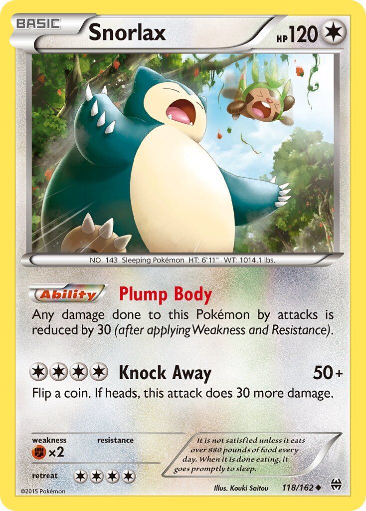 Snorlax - 118/162 - EN