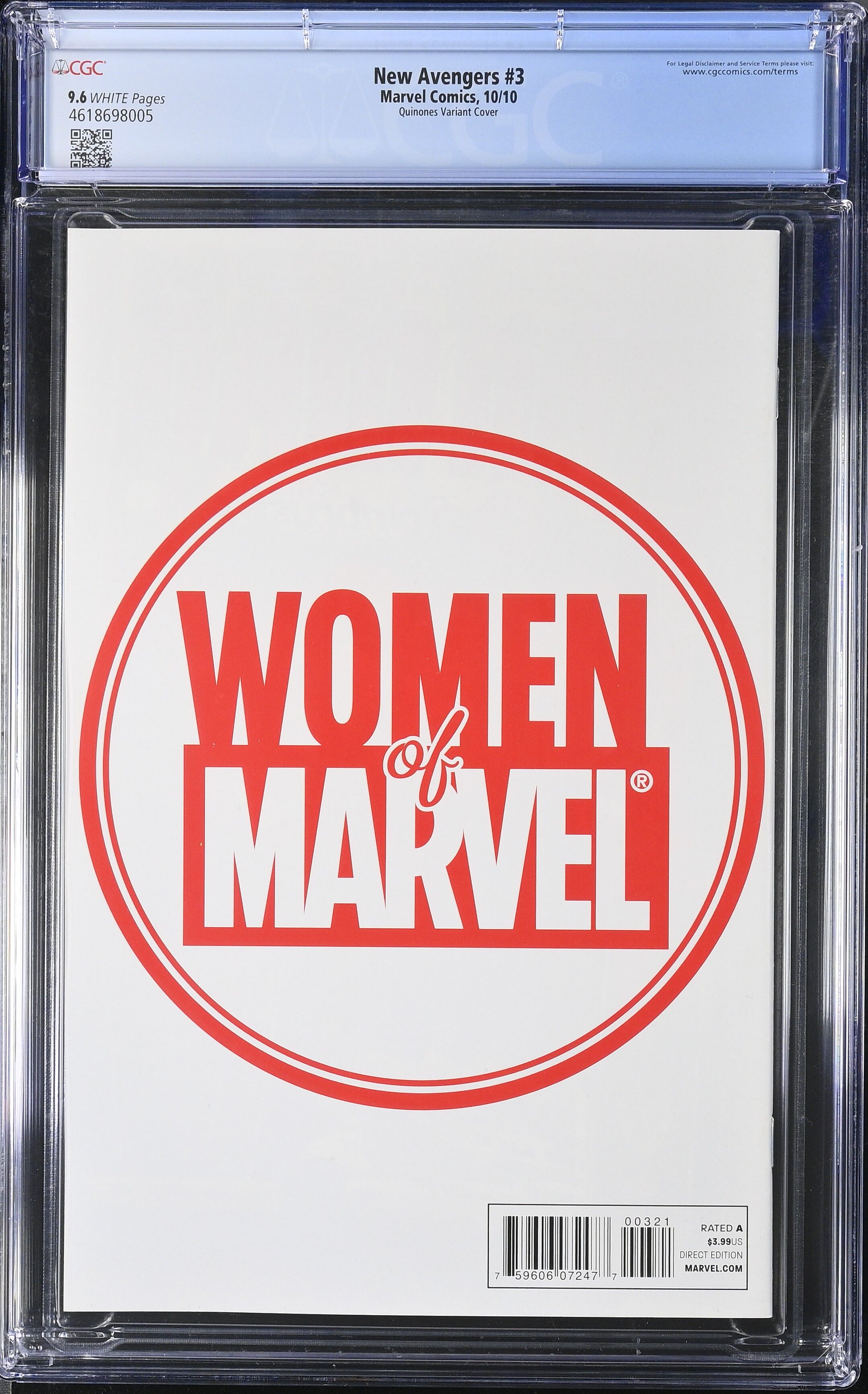 New Avengers Issue 3 - CGC 9.6
