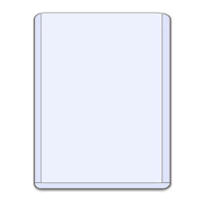 Ultra PRO - Toploader 3" x 4" Clear Regular (1 Stück)