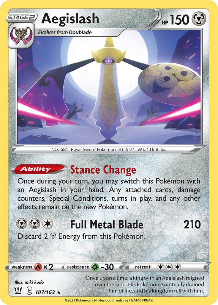Aegislash - 107/163 - EN