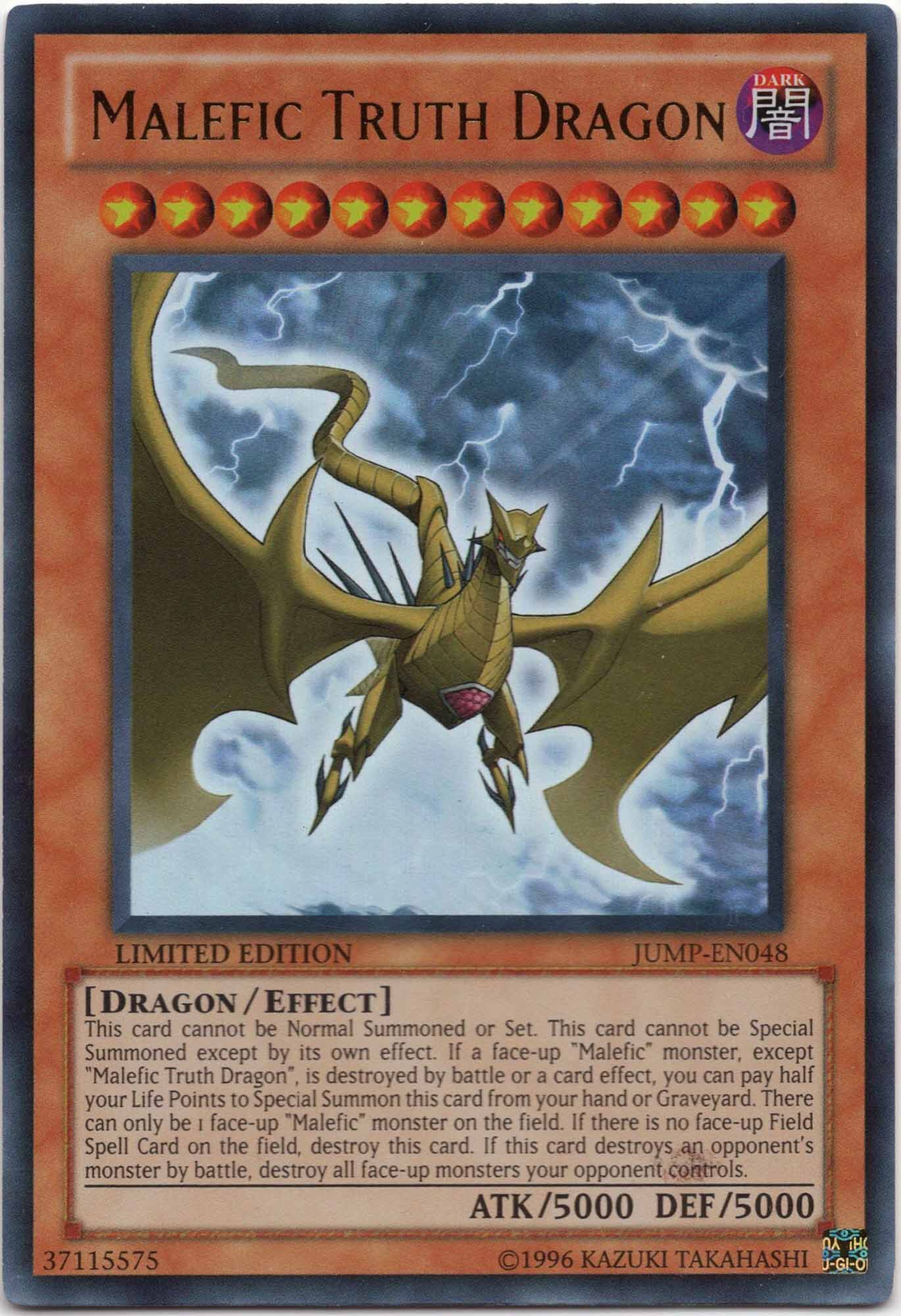 malefic-truth-dragon-jump-en048-ultra-rare-limited-edition-near-mint-_0 Malefic Truth Dragon - JUMP-EN048 - Ultra Rare - Limited Edition (Near Mint)