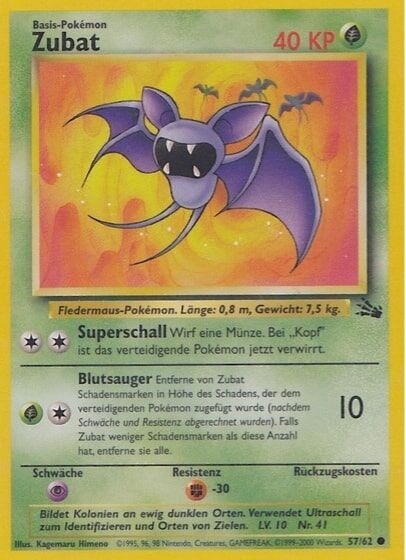 Zubat 057/062 - Pokémon TCG
