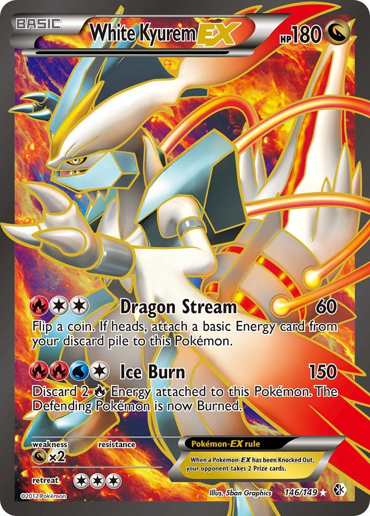 White Kyurem-EX - 146/149 - EN White Kyurem-EX - 146/149 - EN