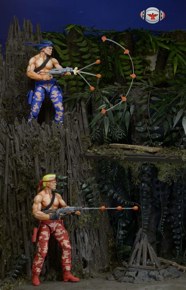 Contra Actionfiguren Doppelpack Bill & Lance Video Game Appearance 18 cm