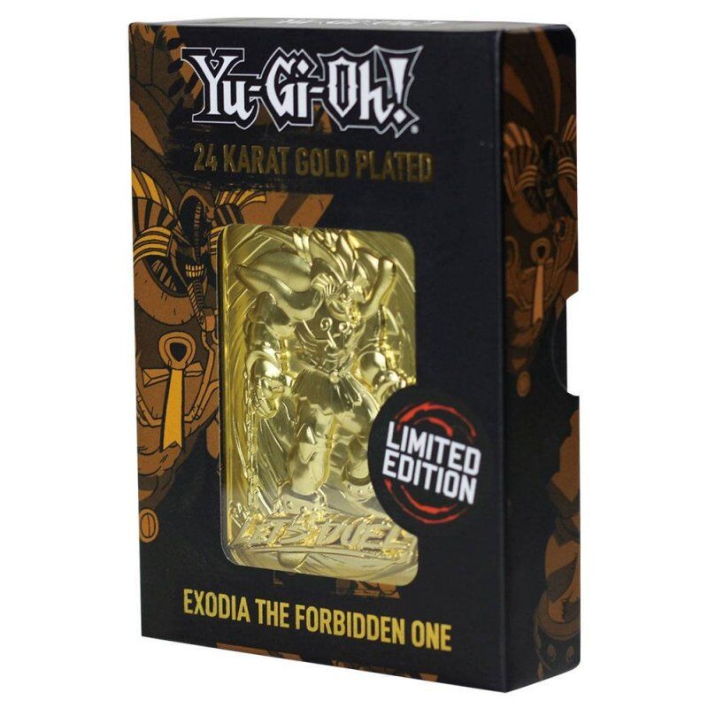 Yu-Gi-Oh! Exodia the Forbidden One 24k Gold Plated Limited Edition Card
